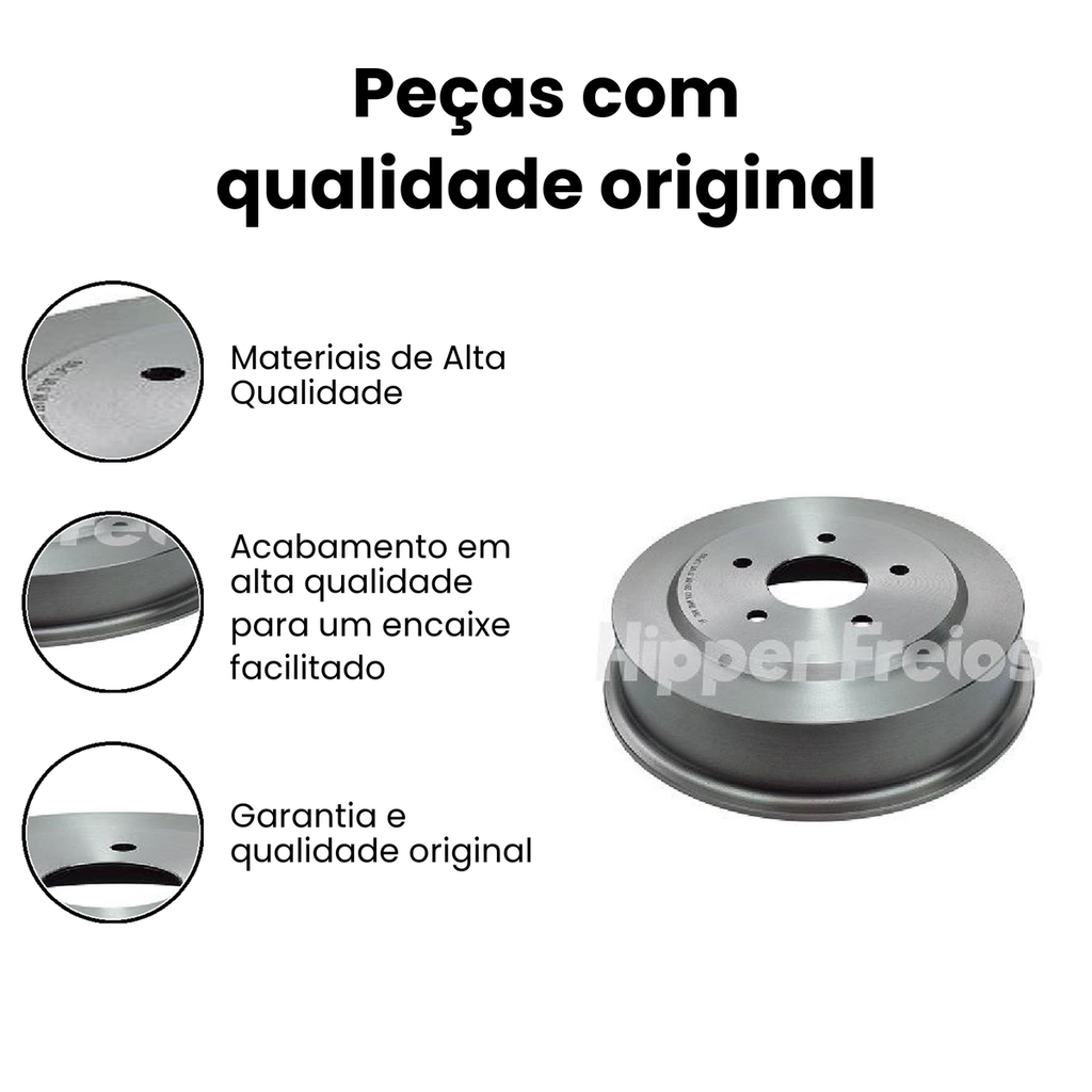 Tambor de Freio Traseiro S10 - Imagem 3