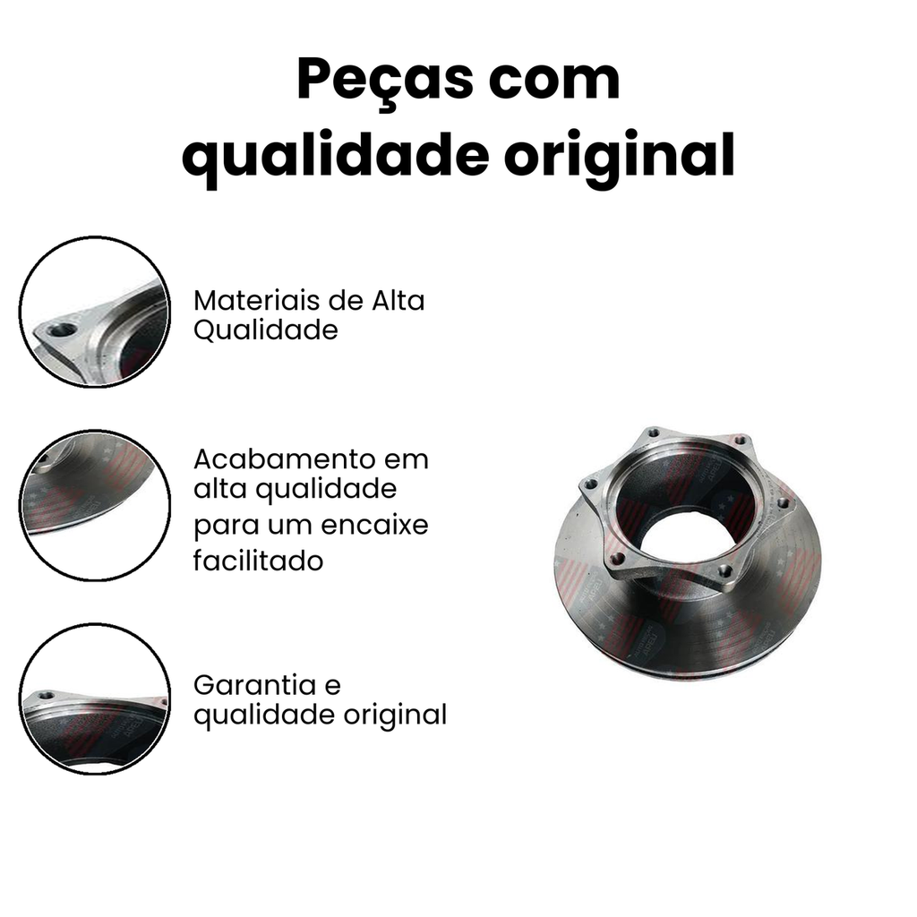 Disco de Freio Traseiro Ventilado 712 LO - Hipper Freios - Imagem 3