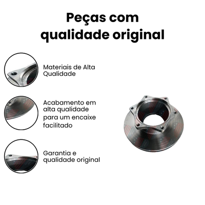 Disco de Freio Traseiro Ventilado 712 LO - Hipper Freios - Imagem 3