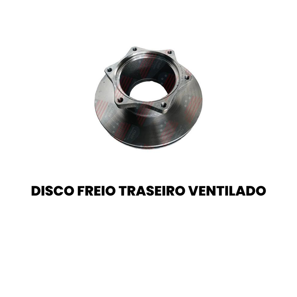 Disco de Freio Traseiro Ventilado 712 LO - Hipper Freios - Imagem 2