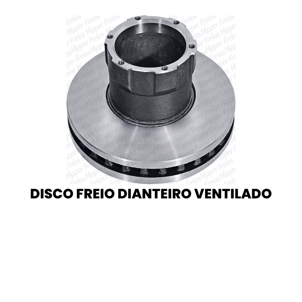 Disco de Freio Dianteiro Ventilado - ACCELO - Imagem 2