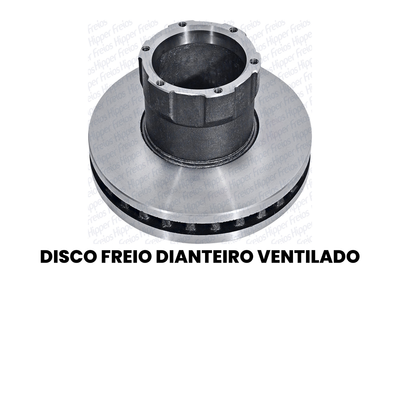 Disco de Freio Dianteiro Ventilado - ACCELO - Imagem 2