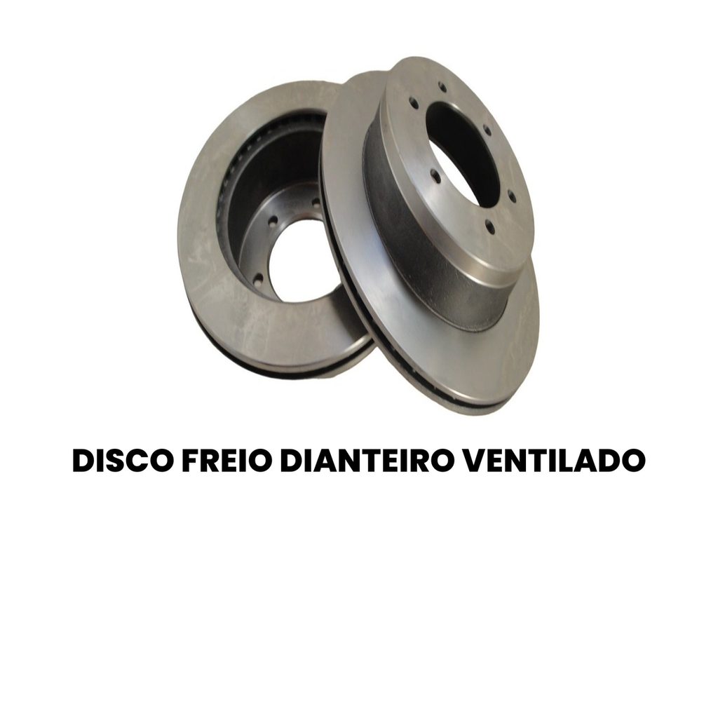 Disco de Freio Dianteiro Ventilado Bandeirante - Imagem 2