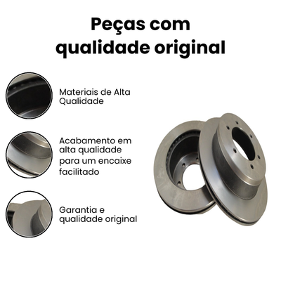 Disco de Freio Dianteiro Ventilado Bandeirante - Imagem 3