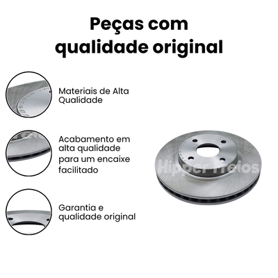 Disco de Freio Dianteiro Ventilado Corolla - Imagem 3