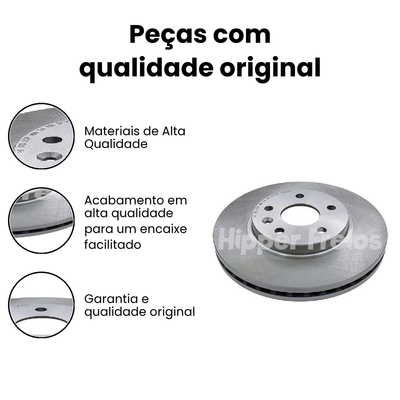 Disco de Freio Dianteiro Ventilado Cruze - Imagem 3