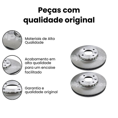 Disco de Freio Dianteiro Ventilado Spin Cobalt - Imagem 3