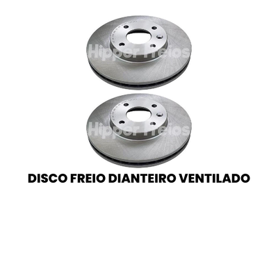 Disco de Freio Dianteiro Ventilado Spin Cobalt - Imagem 2