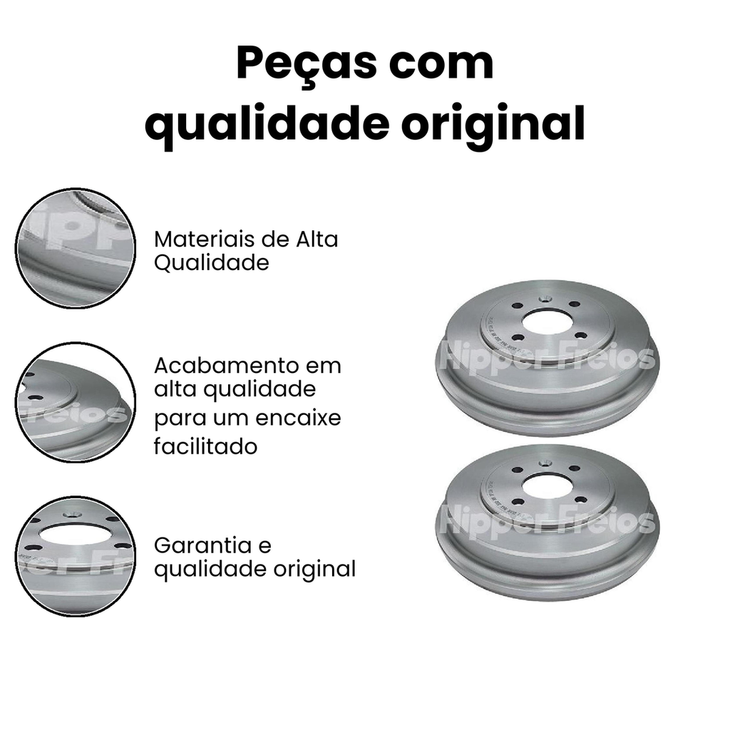 Tambor de Freio Traseiro Spin | Hipper Freios - Imagem 3
