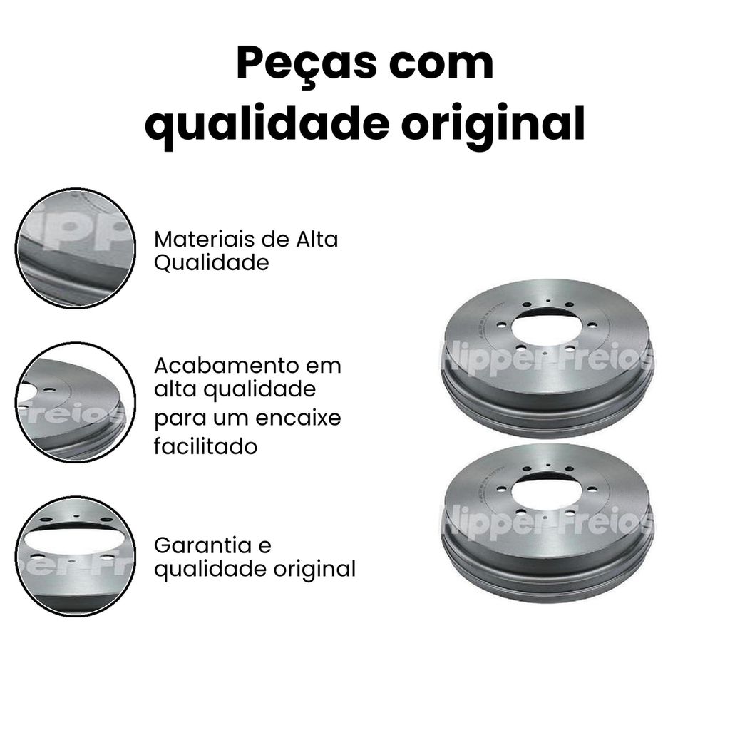 Tambor de Freio Traseiro Onix | HF 52C - Hipper Freios - Imagem 3