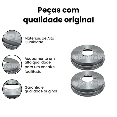 Tambor de Freio Traseiro Onix | HF 52C - Hipper Freios - Imagem 3