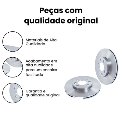 Disco de Freio Dianteiro Ventilado TIGGO - HF 54G - Imagem 3