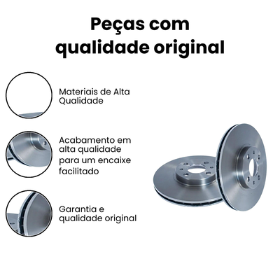 Disco de Freio Dianteiro Ventilado S10 Blazer - Imagem 3