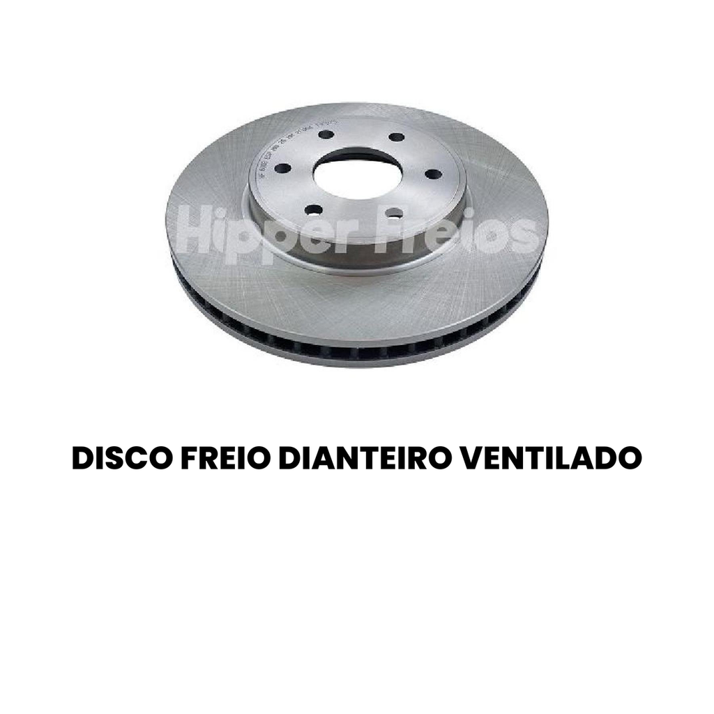 Disco de Freio Dianteiro Ventilado Kardian - Imagem 2