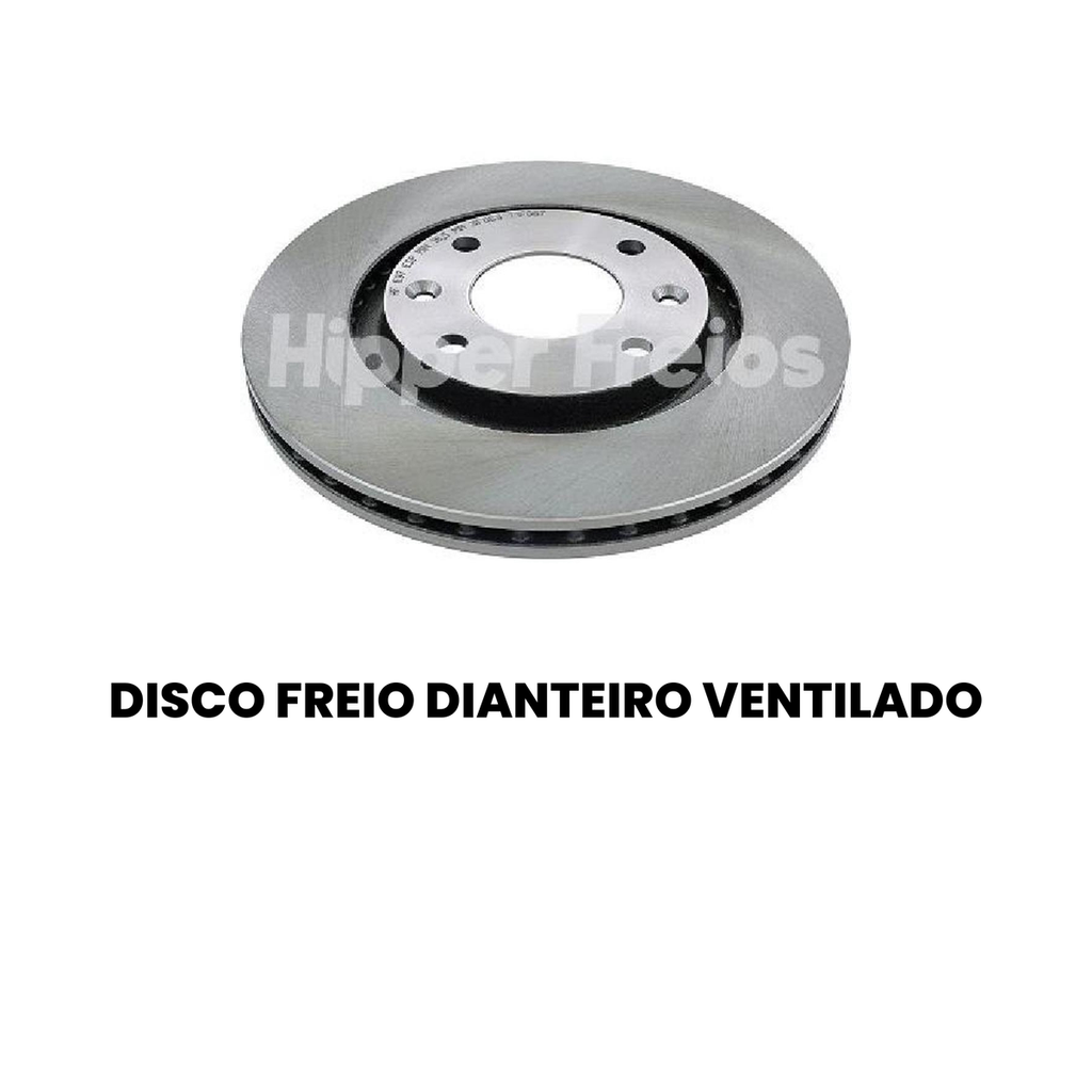 Disco de Freio Dianteiro Ventilado Kicks - Imagem 2