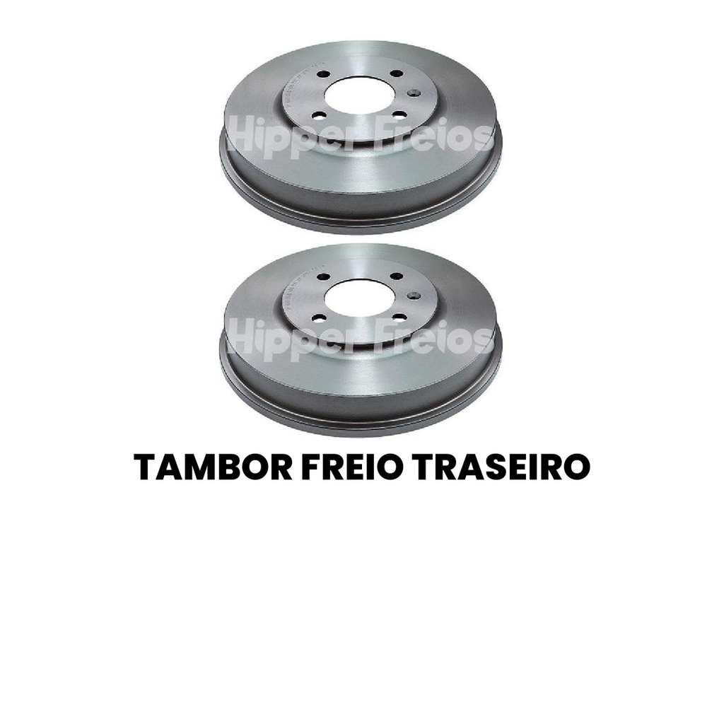 Tambor de Freio Traseiro Saveiro - Hipper Freios - Imagem 2