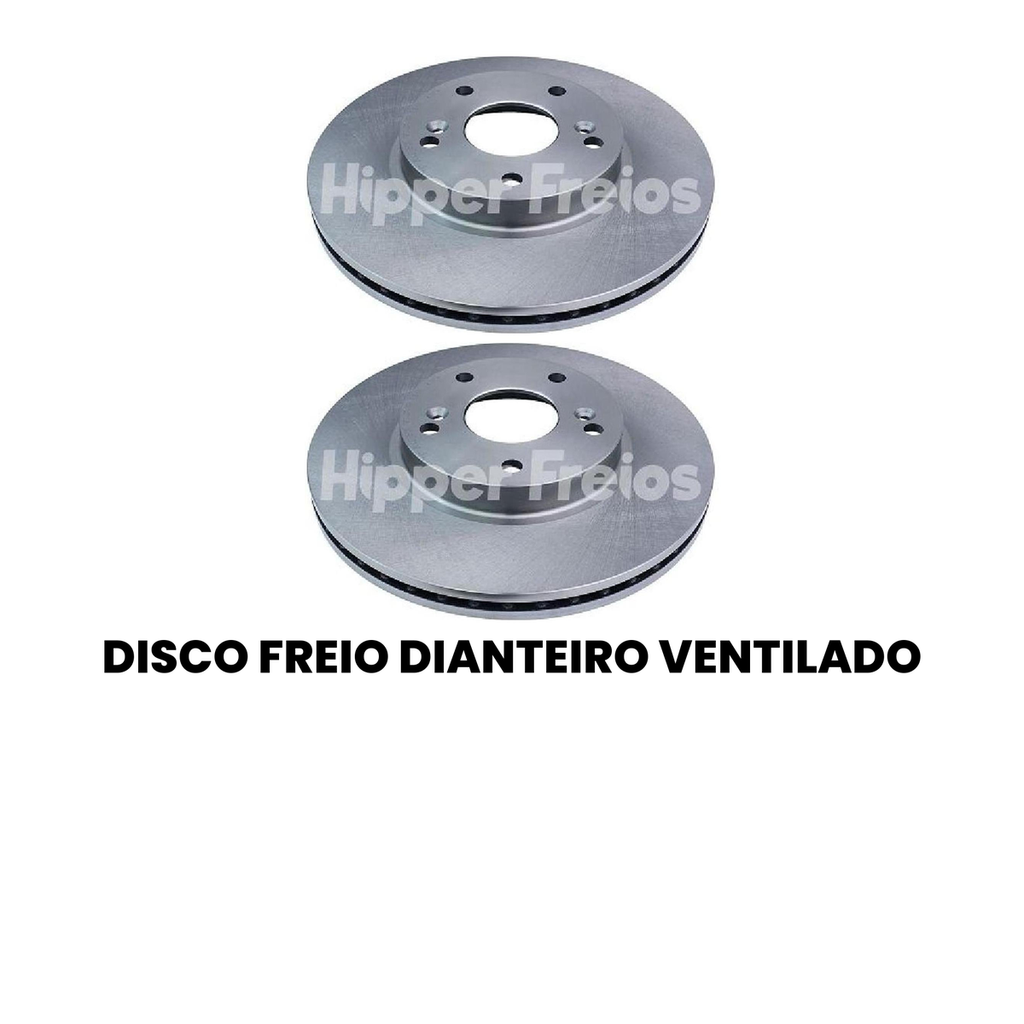 Disco de Freio Dianteiro Ventilado Civic - Imagem 2