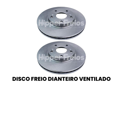 Disco de Freio Dianteiro Ventilado Civic - Imagem 2