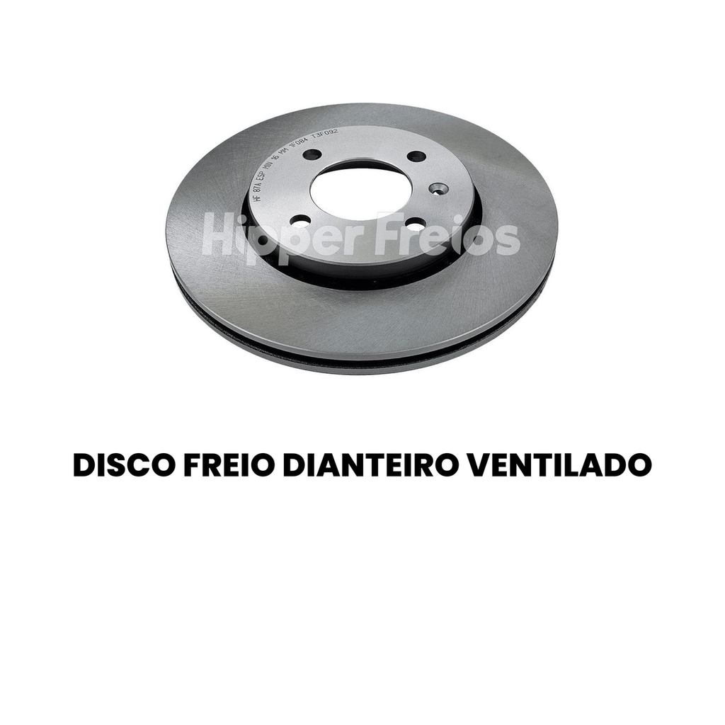 Disco de Freio Dianteiro Ventilado Saveiro Gol - Imagem 2