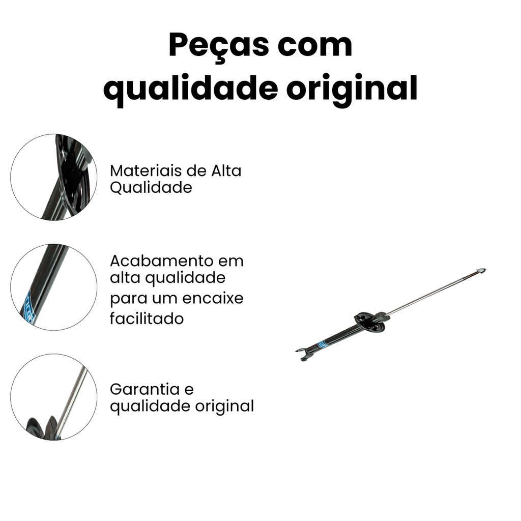 Amort Suspensão Tras Ford Fiesta 1996-2001 - Imagem 3
