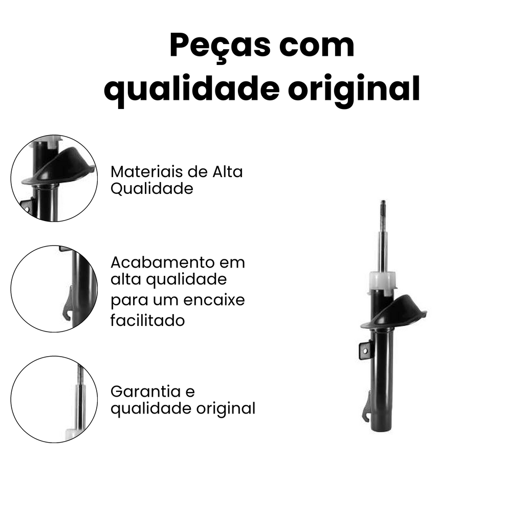AMORTECEDOR DIANTEIRO DIREITO OU ESQUERDO FORD HG-30793 - Imagem 3