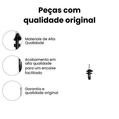 Amortecedor de Suspensão Dianteiro Ford Courier 1997-2009 - Imagem 3
