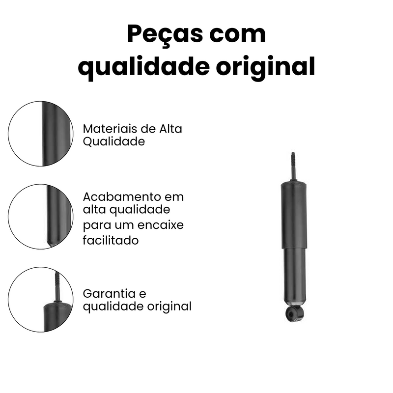 Amortecedor Traseiro Direito Esquerdo Kia Besta GS 1997-2006 - Imagem 3
