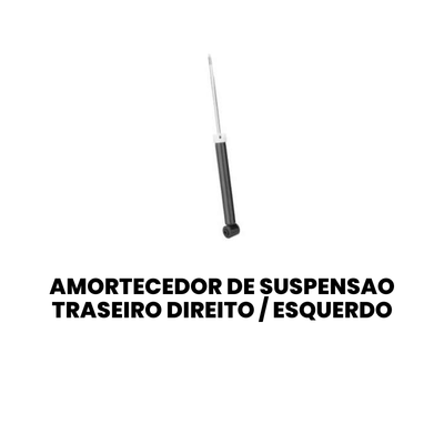 Amortecedor Suspensão Traseiro Direito/Esquerdo Fiesta - Imagem 2