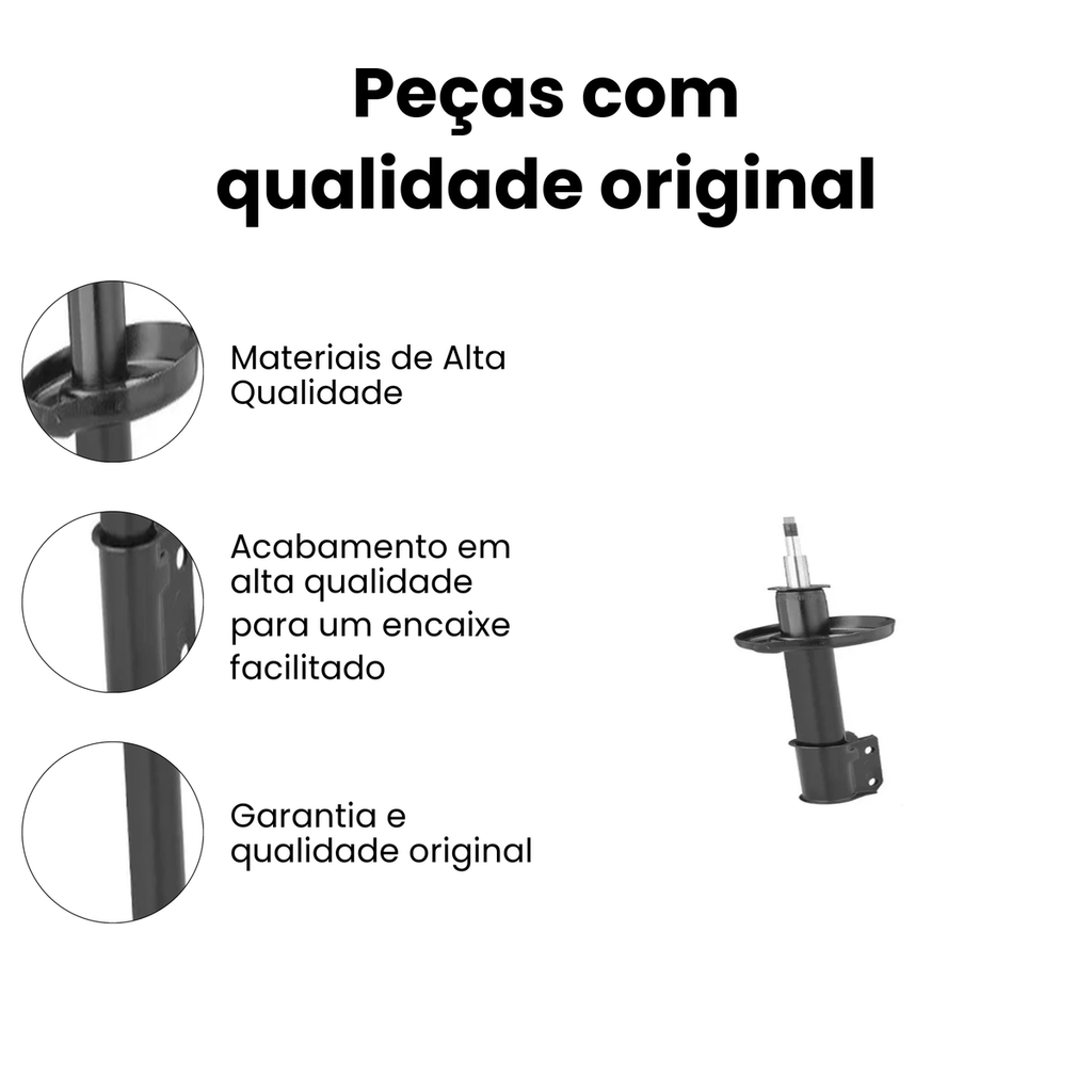 AMORTECEDOR DE SUSPENSÃO DIANTEIRO DIREITO CHEVROLET HG-31111 - Imagem 3
