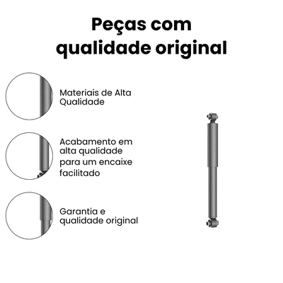 Amortecedor Suspensão Traseiro Direito/Esquerdo Citroen C3 - Imagem 3