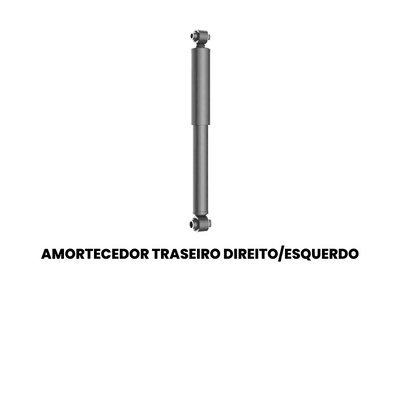 Amortecedor Suspensão Traseiro Direito/Esquerdo Citroen C3 - Imagem 2