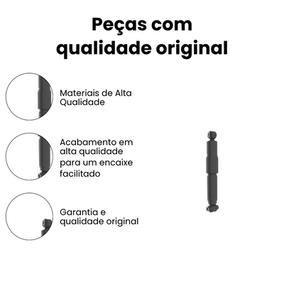 AMORTECEDOR DE SUSPENSÃO TRASEIRO DIREITO / ESQUERDO PEUGEOT HG-31137 - Imagem 3