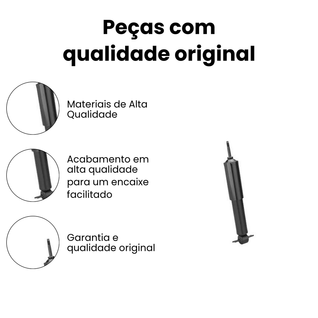 AMORTECEDOR DIANTEIRO DIREITO/ESQUERDO KIA MOTORS HG-31166 - Imagem 3