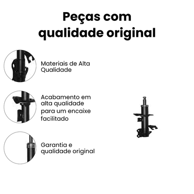 Amort Diant Dir Nissan Livina 2008-2013 Tiida 2007-2013 - Imagem 3