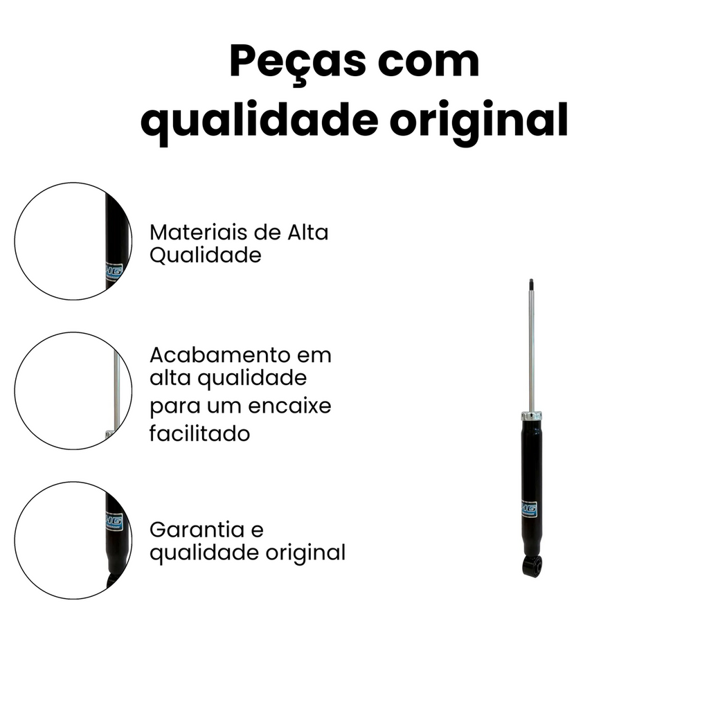 Amortecedor Traseiro Direito Esquerdo Chevrolet Cruze - Imagem 3