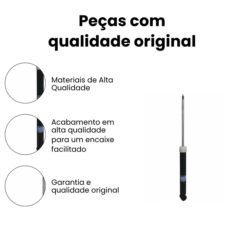 Amortecedor de Suspensão Traseiro Direito ou Esquerdo Mobi - Imagem 3