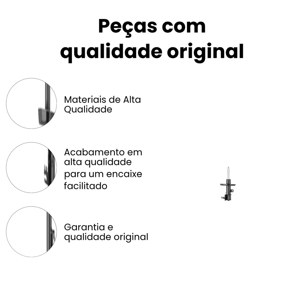 AMORTECEDOR DIANTEIRO DIREITO CHEVROLET HG-32778 - Imagem 3