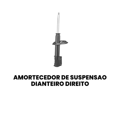 AMORTECEDOR SUSPENSÃO DIANTEIRO DIREITO / ESQUERDO SEM ABS FIAT HG-33004 - Imagem 2