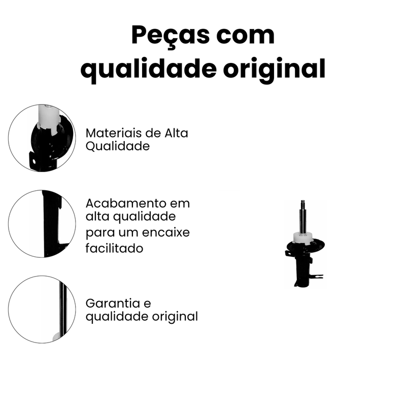 Amortecedor Dianteiro A3 Bora Golf 1996-2012 - Imagem 3