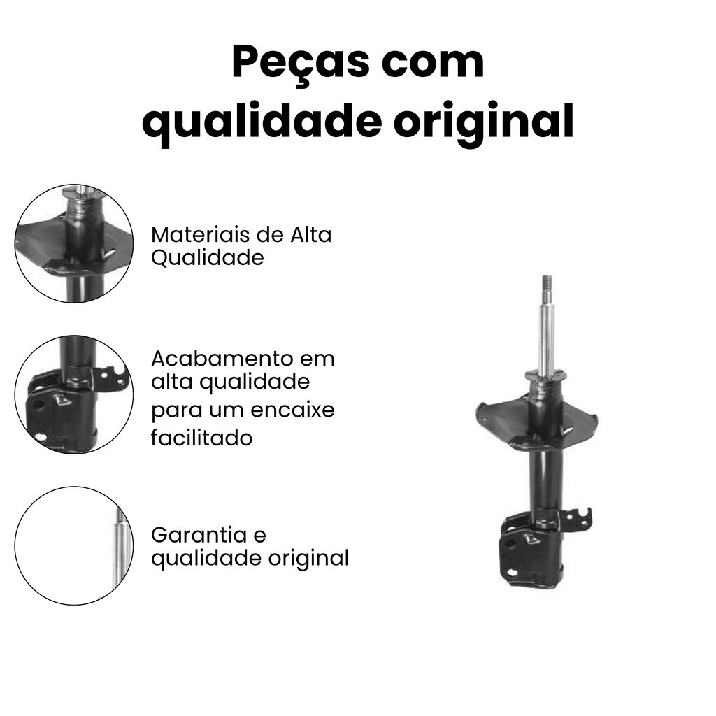 Amortecedor Dianteiro Esquerdo Corolla 2008-2013 - Imagem 3