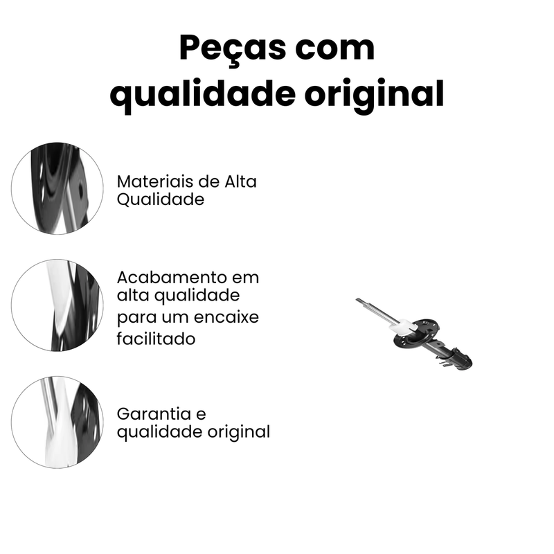 Amortecedor Dianteiro Esquerdo Uno 2010-2017 - Imagem 3