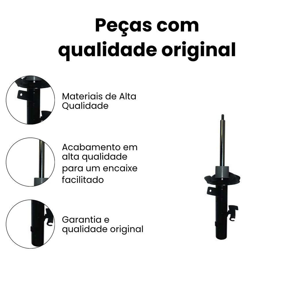 AMORTECEDOR DE SUSPENSÃO DIANTEIRO DIREITO FORD HG-33069 - Imagem 3