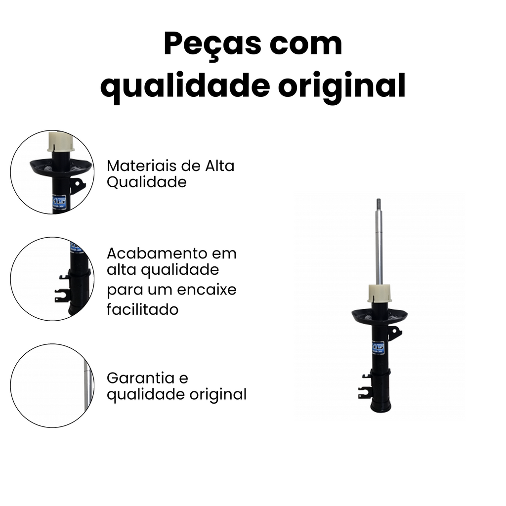 Amortecedor Dianteiro Direito Fiat Mobi 2016-2021 - Imagem 3