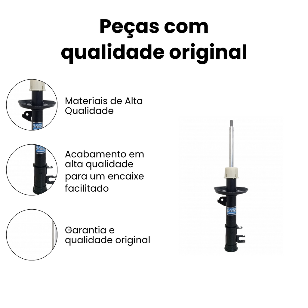 Amortecedor Dianteiro Esquerdo Fiat Mobi - Imagem 3