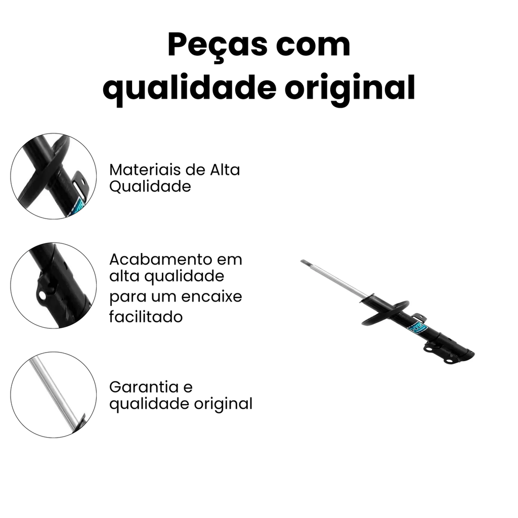 AMORTECEDOR DIANTEIRO DIREITO CHEVROLET HG-33105 - Imagem 3