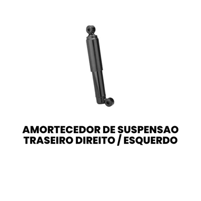 Amortecedor Traseiro Direito/Esquerdo Fiat Fiorino - Imagem 2