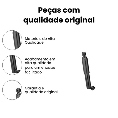 Amortecedor Traseiro Direito/Esquerdo Fiat Fiorino - Imagem 3