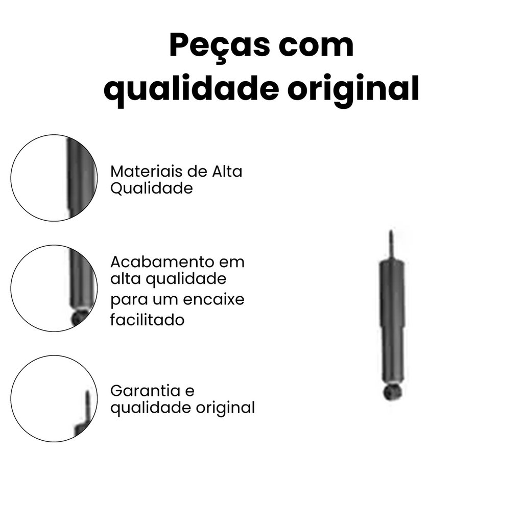 Amortecedor Traseiro Ford F-1000 Dir/Esq 1992-1998 - Imagem 3