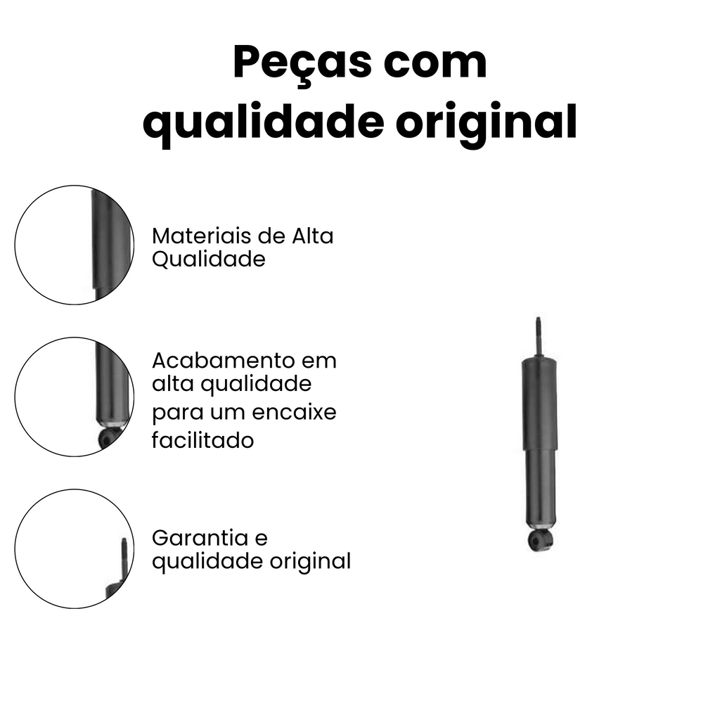 AMORTECEDOR DE SUSPENSÃO DIANTEIRO DIREITO OU ESQUERDO NISSAN HG-36062 - Imagem 3