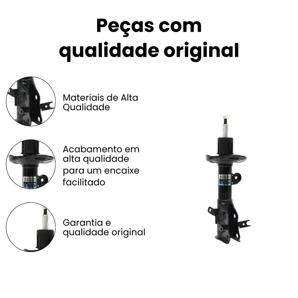 Amortecedor Dianteiro Esquerdo Honda Civic 12-16 - Imagem 3